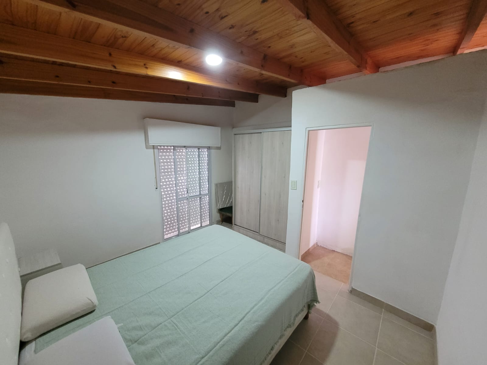 cama king con terraza